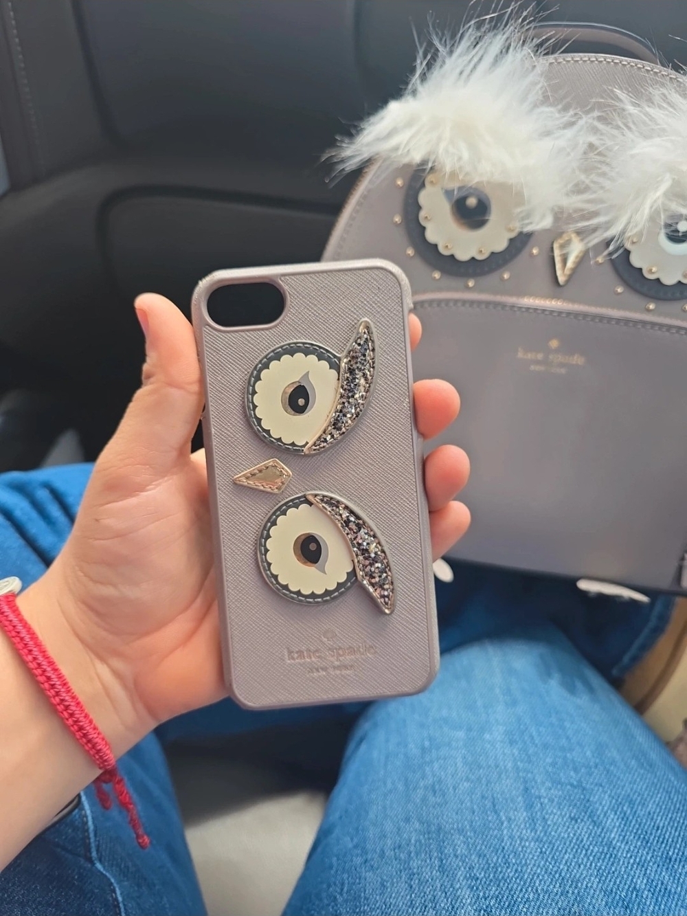 Kate Spade Owl Mini Backpack in Taupe - Picture 7 of 11